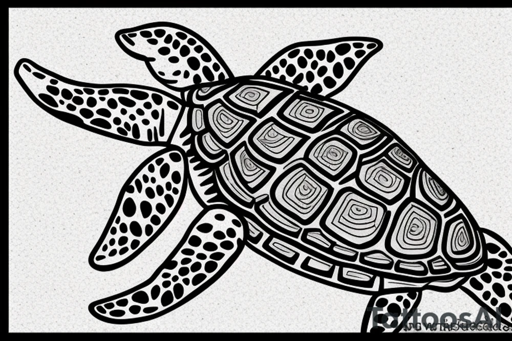 Turtle tattoo idea