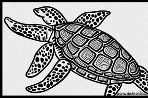 Turtle tattoo idea