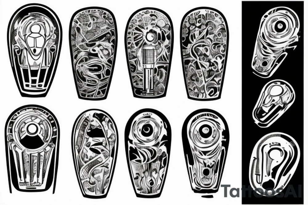 Microfone tattoo idea