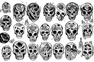 Dedly hallows tattoo idea