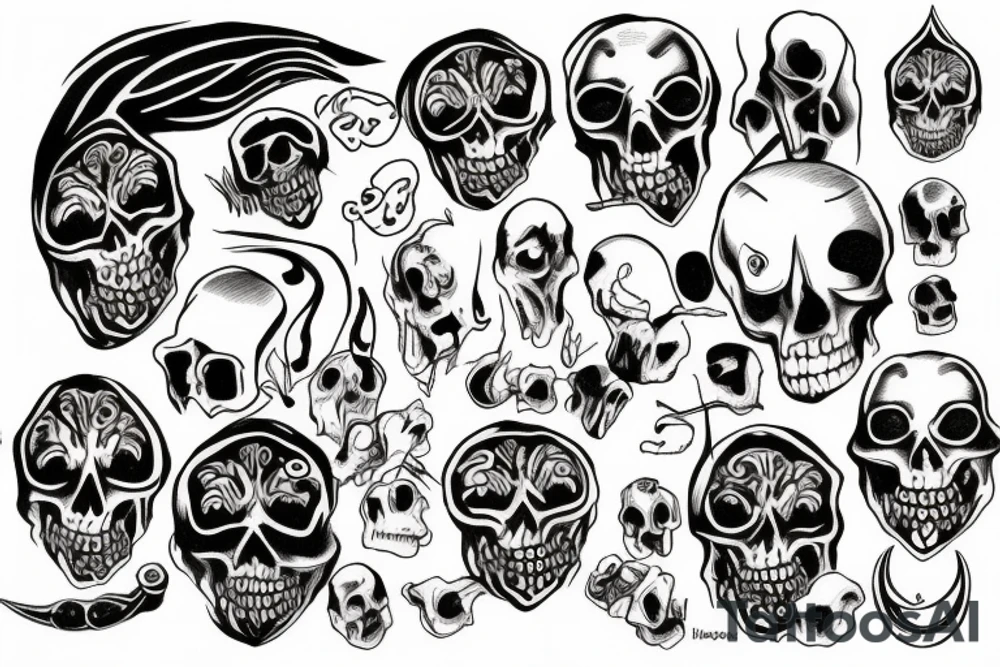 Dedly hallows tattoo idea