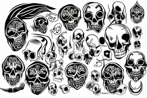 Dedly hallows tattoo idea