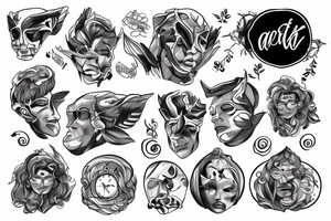 atlas holding earth tattoo idea