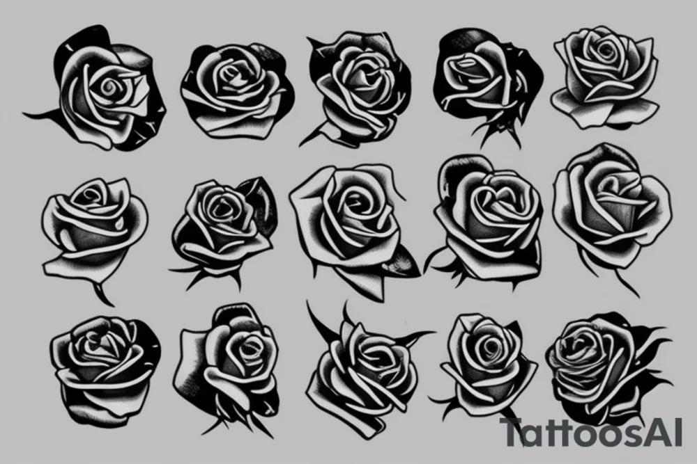 rose tattoo idea