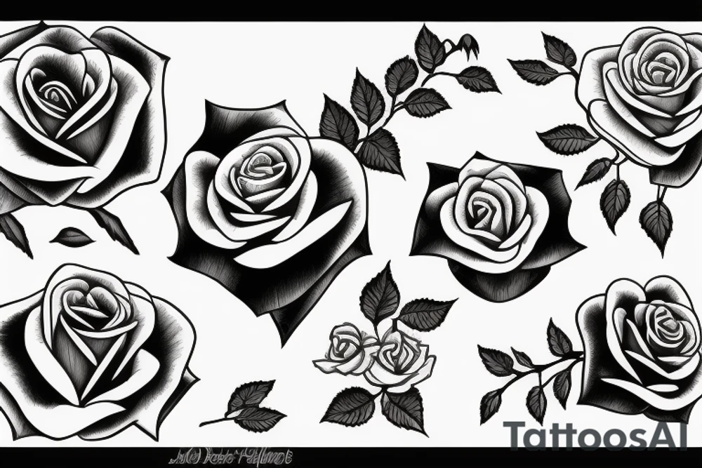rose tattoo idea