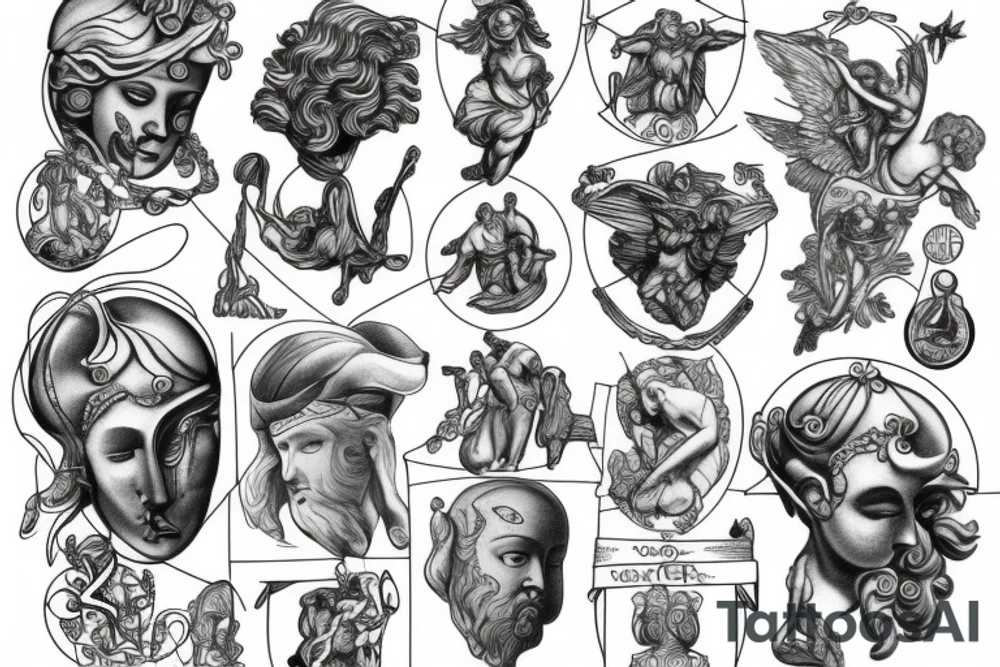 atlas from greek mythology tattoo idea