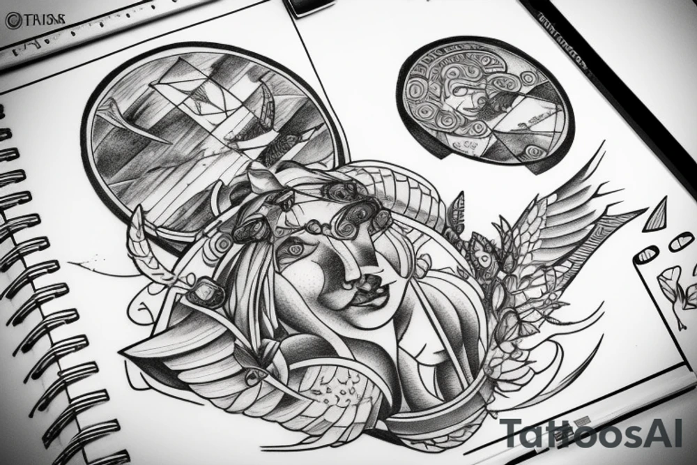 atlas from greek mythology tattoo idea