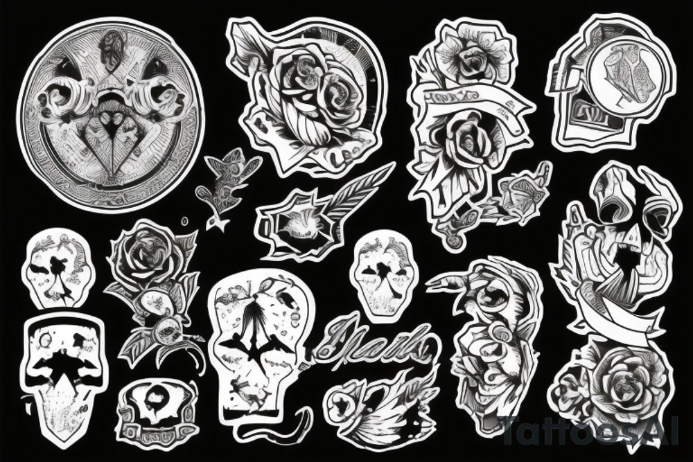 Something cool in this style tattoo idea