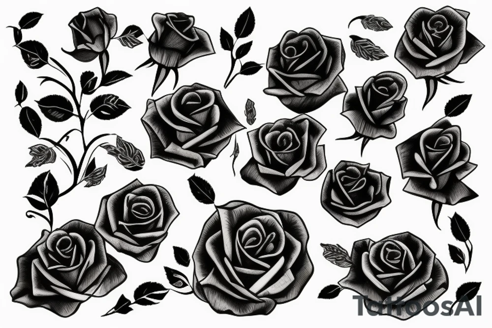 rose tattoo idea