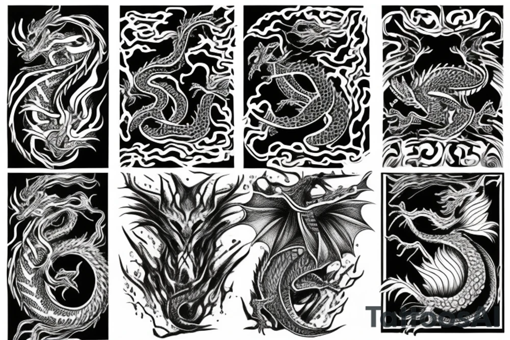 Dragon tattoo idea