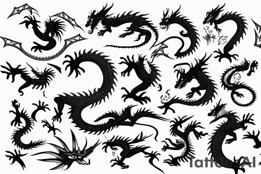 Dragon tattoo idea