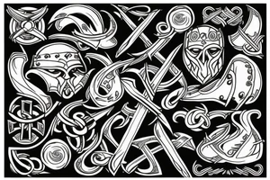 Viking tattoo idea