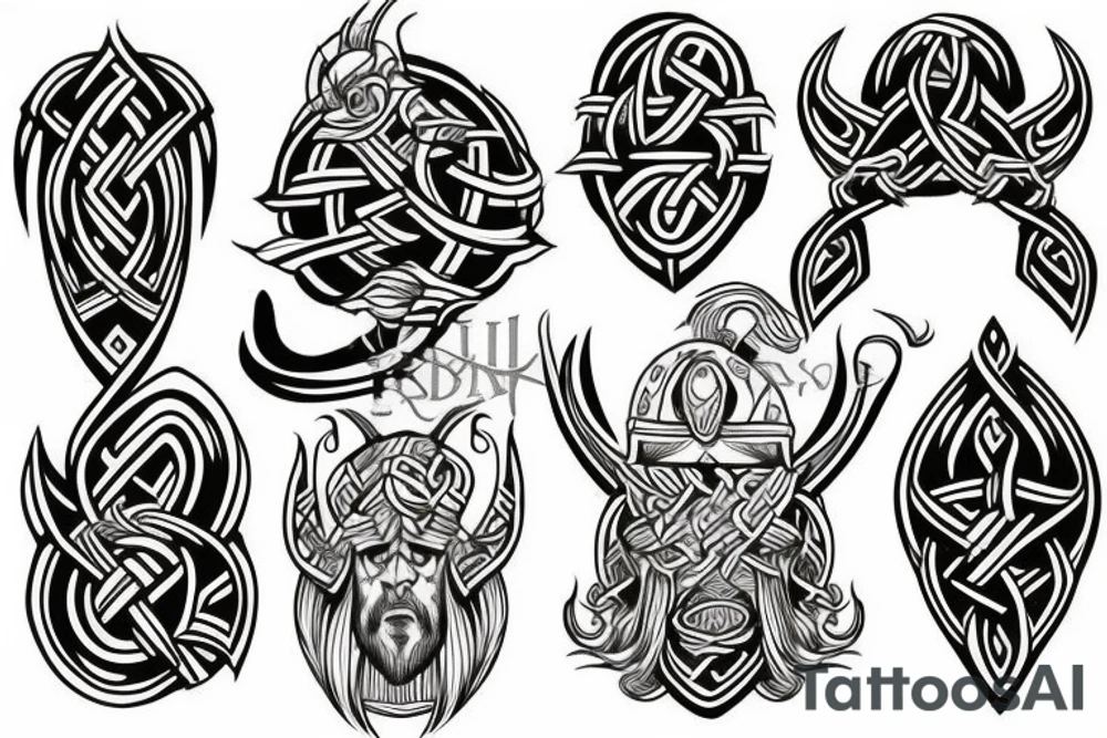 Viking tattoo idea