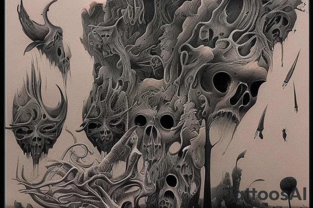 Beksinski tattoo idea
