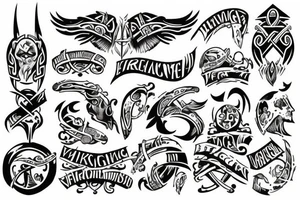 Viking tattoo idea