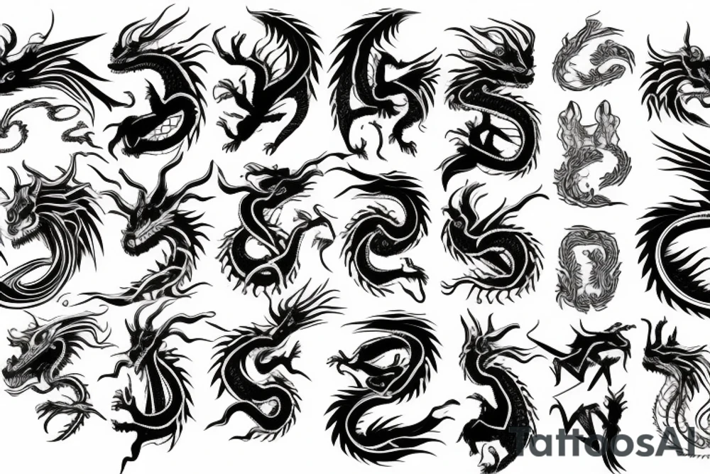 Dragon tattoo idea