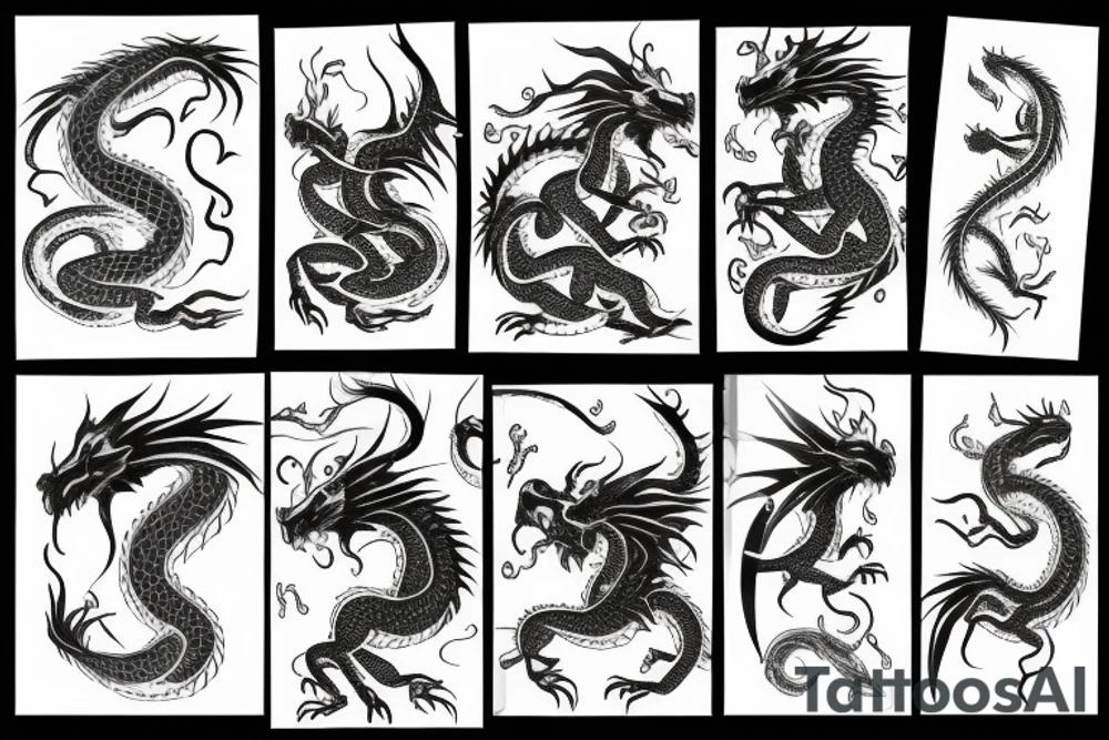 Dragon tattoo idea