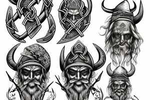 Viking tattoo idea