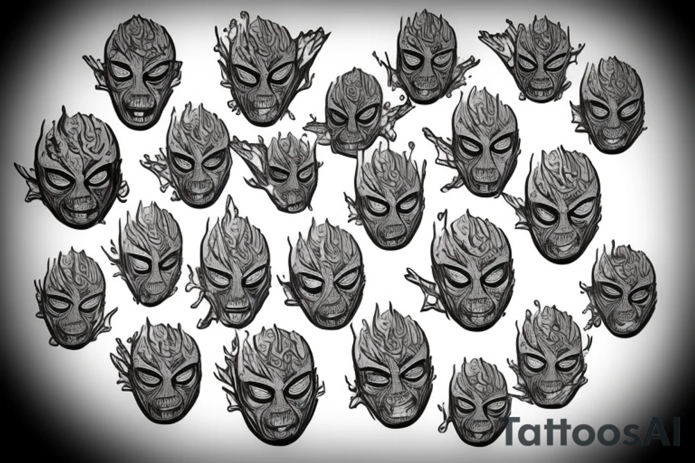 Groot in cosmos tattoo idea