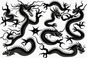 chinesse dragon tattoo idea