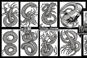 Scolopendra tattoo idea