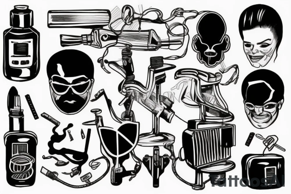 electric chair tattoo idea