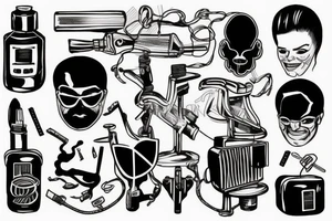 electric chair tattoo idea