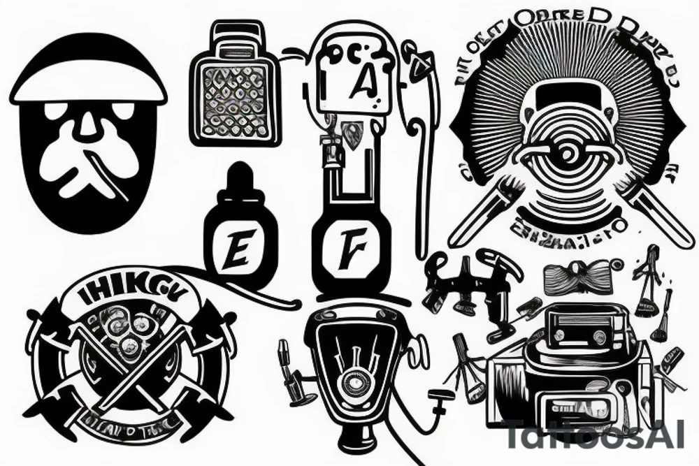 electric chair tattoo idea