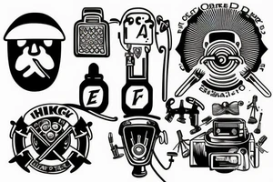 electric chair tattoo idea