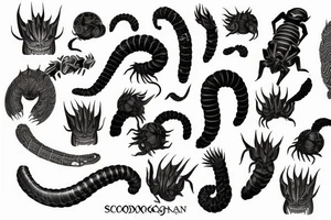 Scolopendra manga tattoo idea