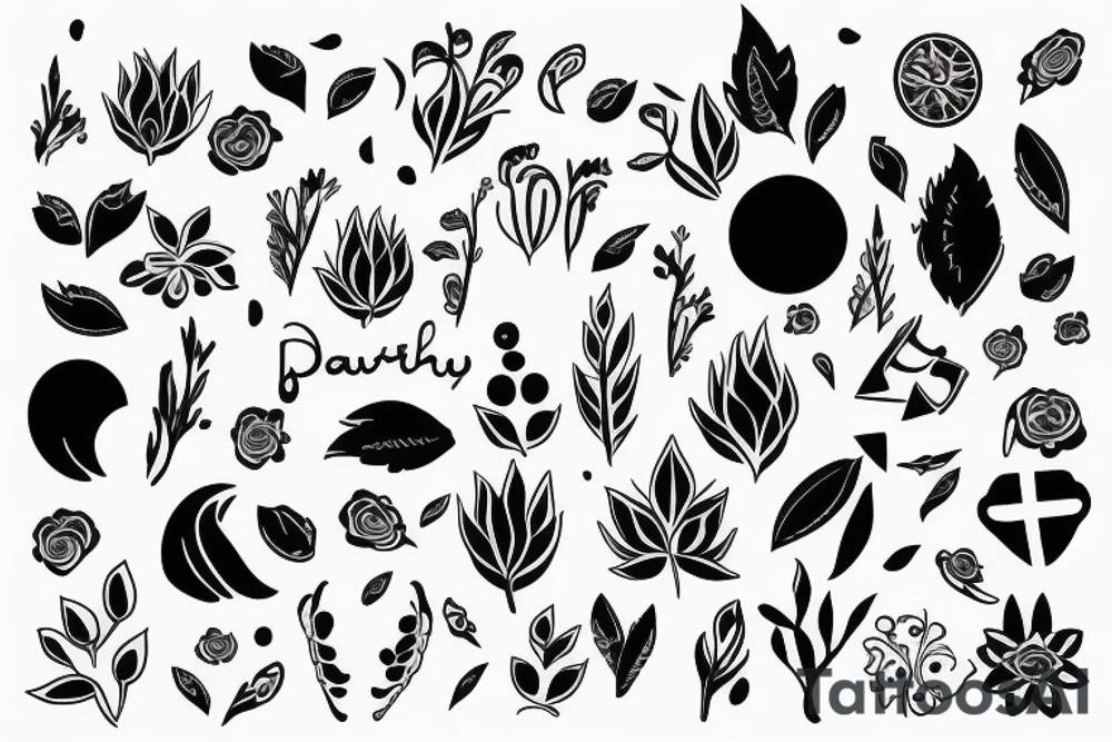 Mother and daugther tattoo idea