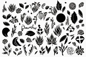 Mother and daugther tattoo idea