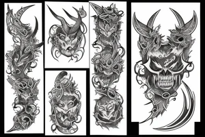 demon tattoo idea