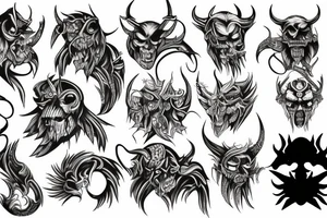 demon tattoo idea