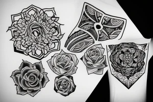 Mother and daughter tattoo idea