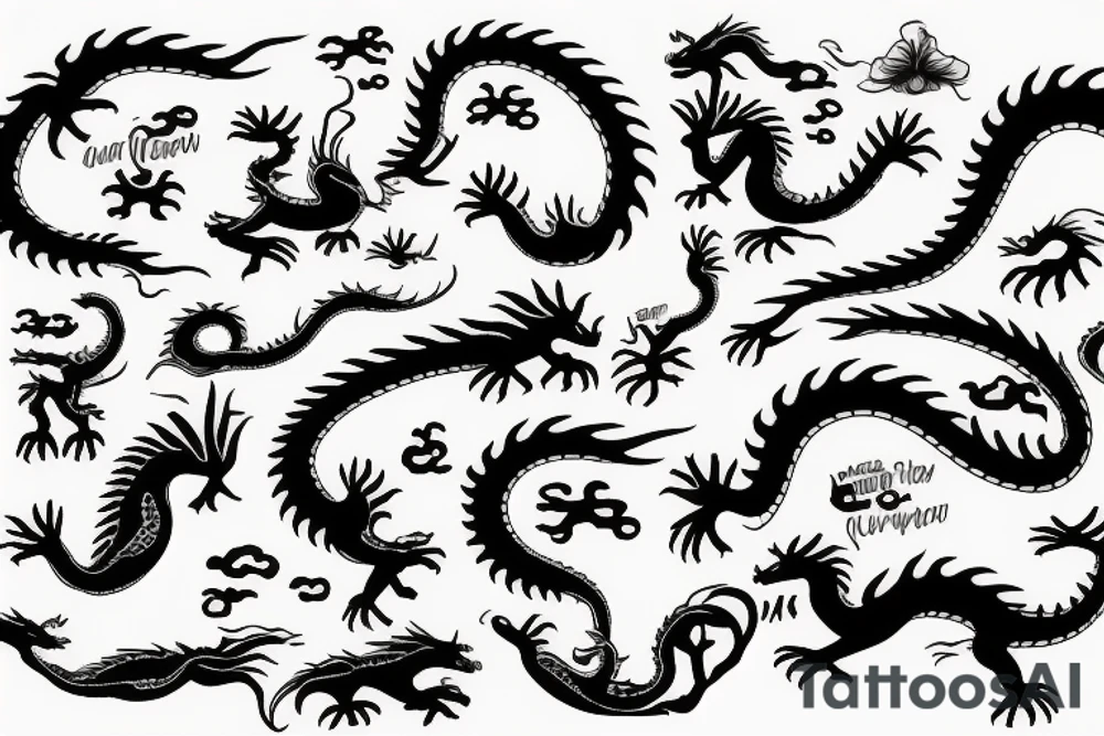 dragon chinese tattoo idea