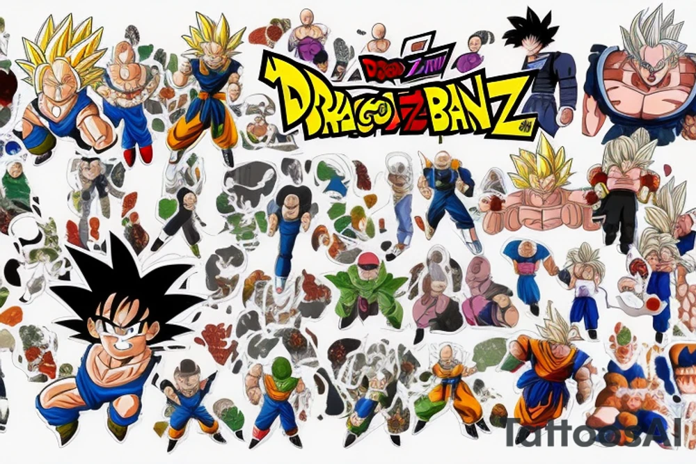 Dragon ball z tattoo idea