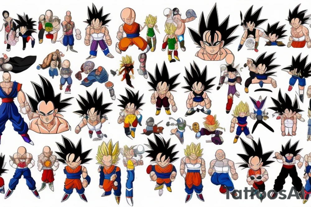 Dragon ball z tattoo idea