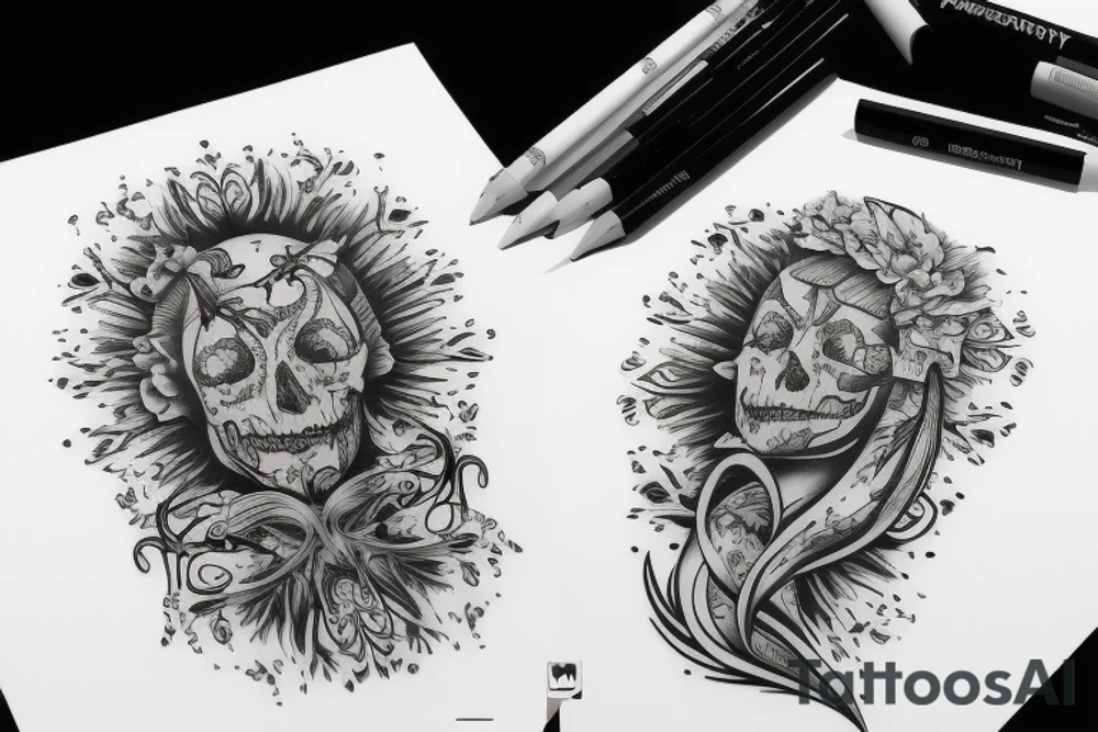 Wąż owijajacy pieniądze i karty tattoo idea