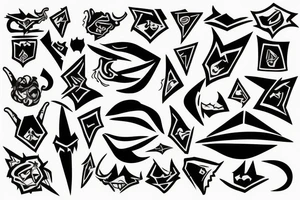 😈 za uchem tattoo idea