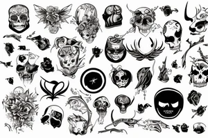 😈 za uchem tattoo idea