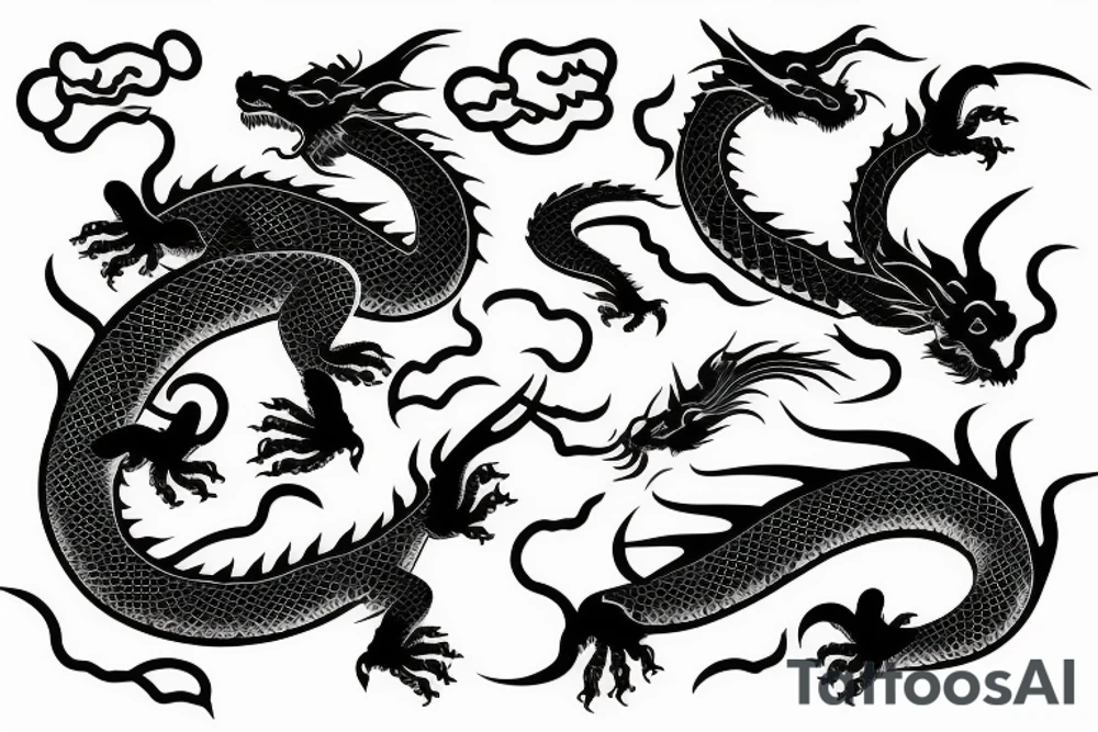 dragon chinese tattoo idea