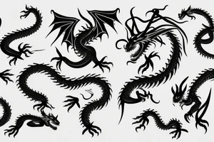 dragon chinese tattoo idea