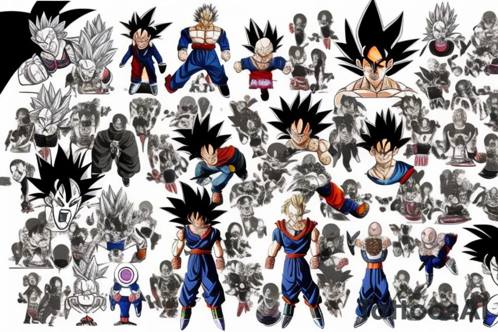 Dragon ball z tattoo idea