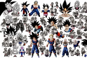 Dragon ball z tattoo idea