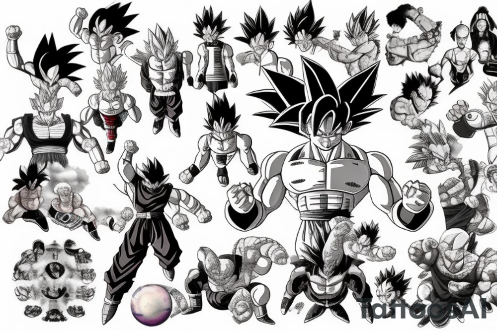 Dragon ball z tattoo idea