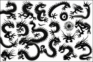 dragon chinese tattoo idea