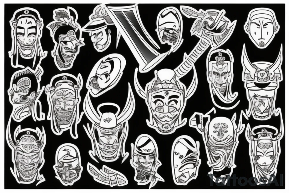 samurai tattoo idea