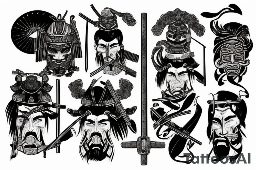 samurai tattoo idea