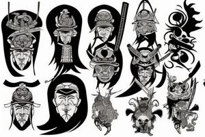 samurai tattoo idea